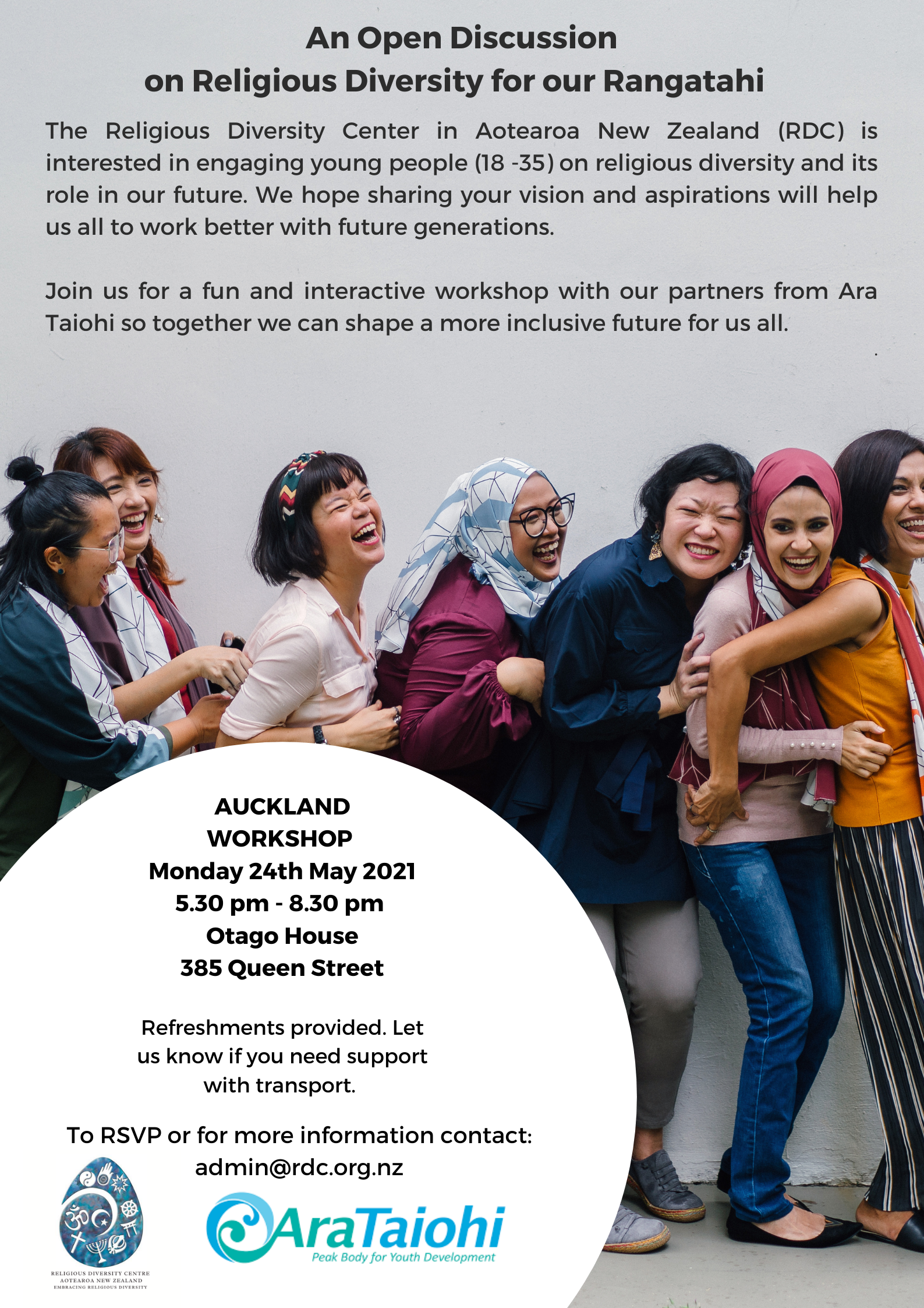 Read more about the article Workshop for Young Adults – Auckland