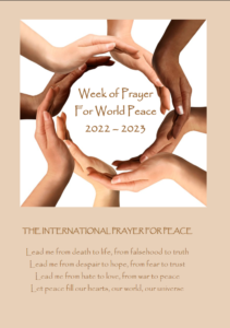 Read more about the article Week of Prayer for World Peace 2022