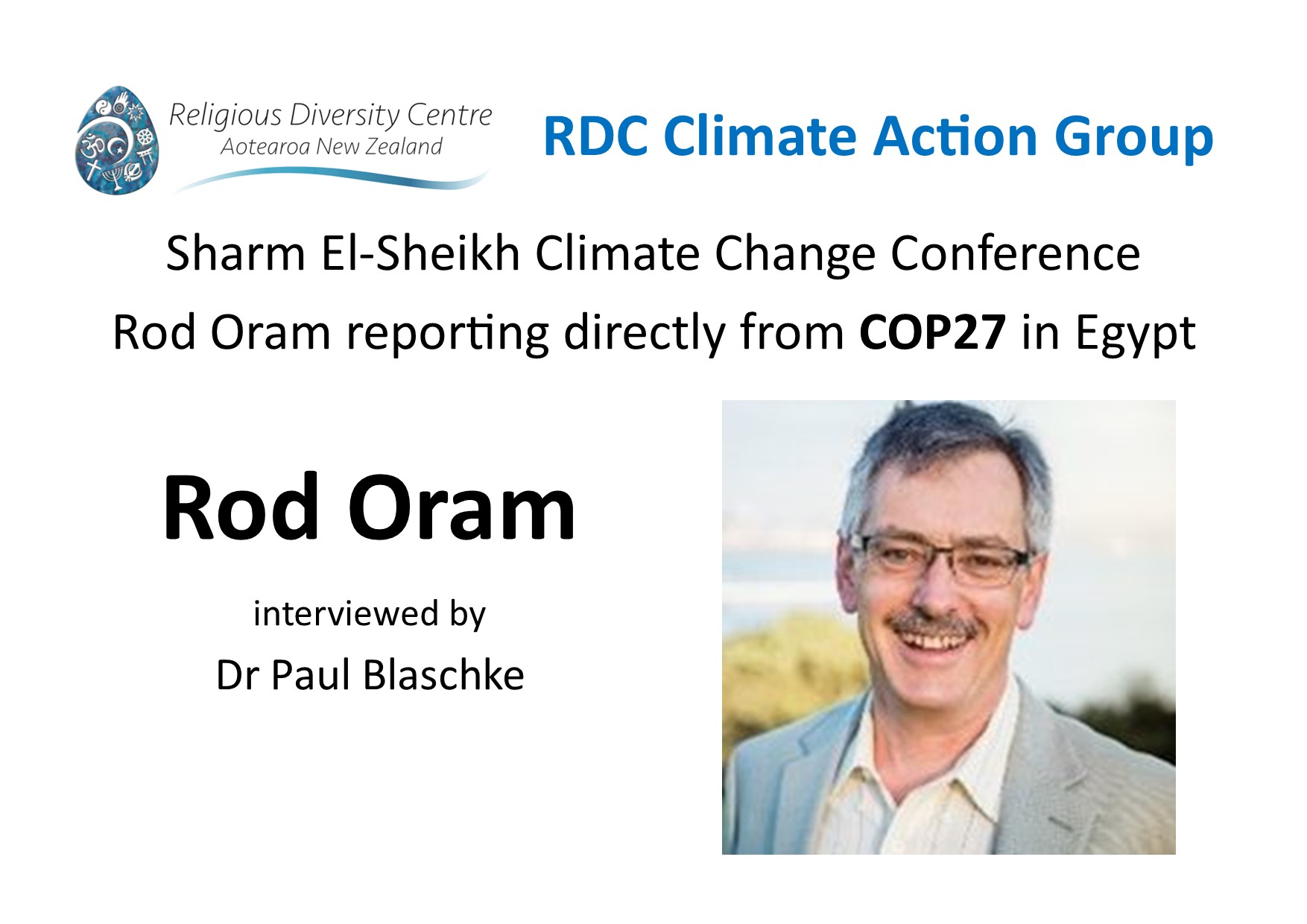 Read more about the article Rod Oram reporting from COP27